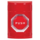 STI SS2002NT-EN S/Station Red - Push & Key Illuminated Button No Label